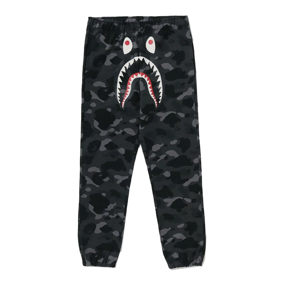 A Bathing Ape Color Camo Shark Sweat Pant - Black