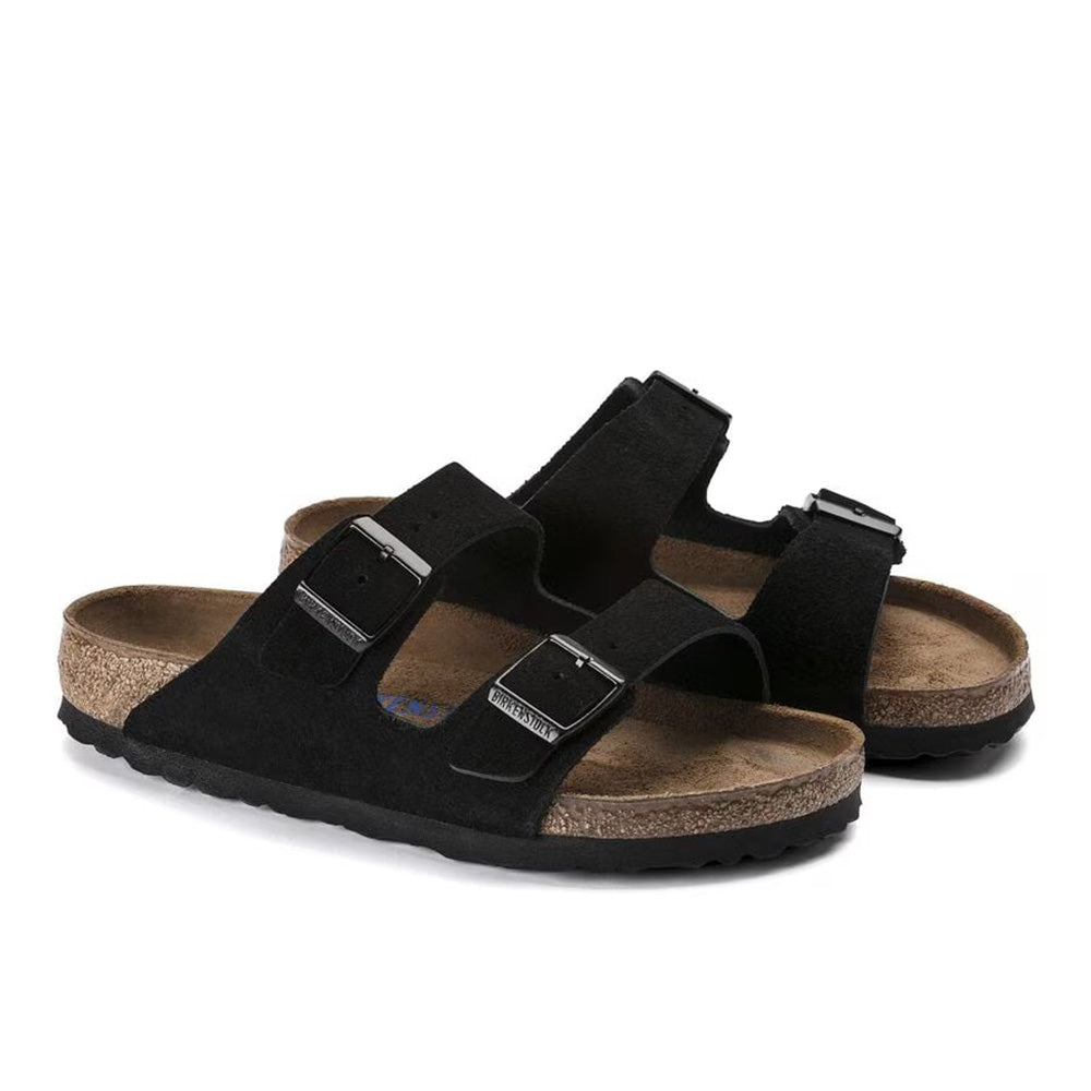 Birkenstock Arizona BS Suede - Black – Fresh Rags FL