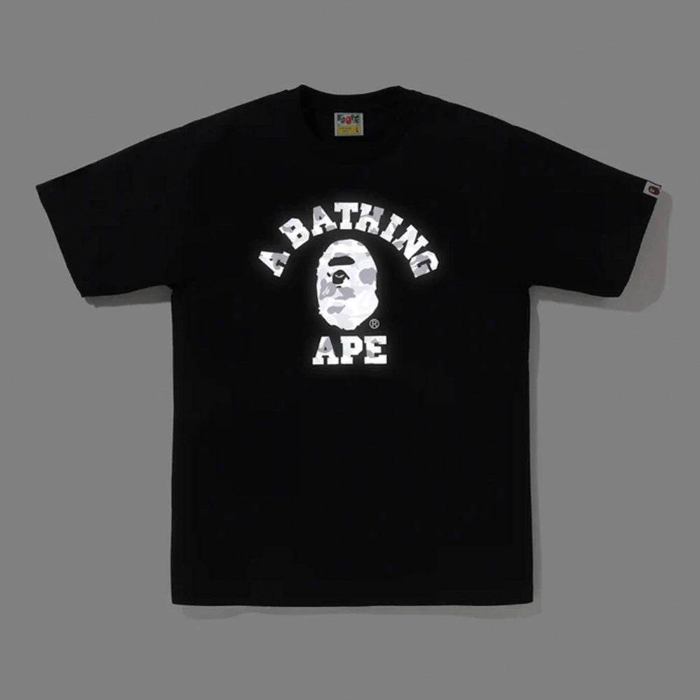 A Bathing Ape ABC Camo Reflective On College SS Tee – Fresh Rags FL