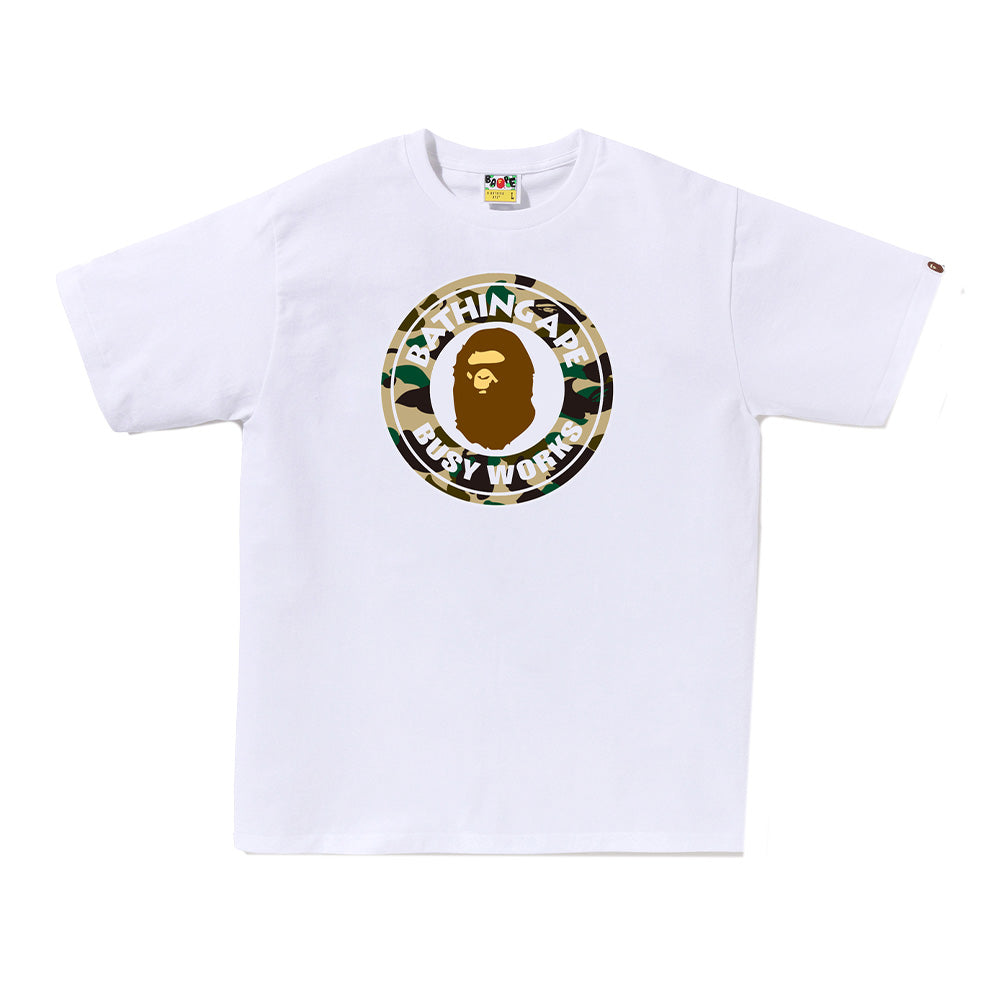 A Bathing Ape 1st Camo Busy Works SS Tee - White