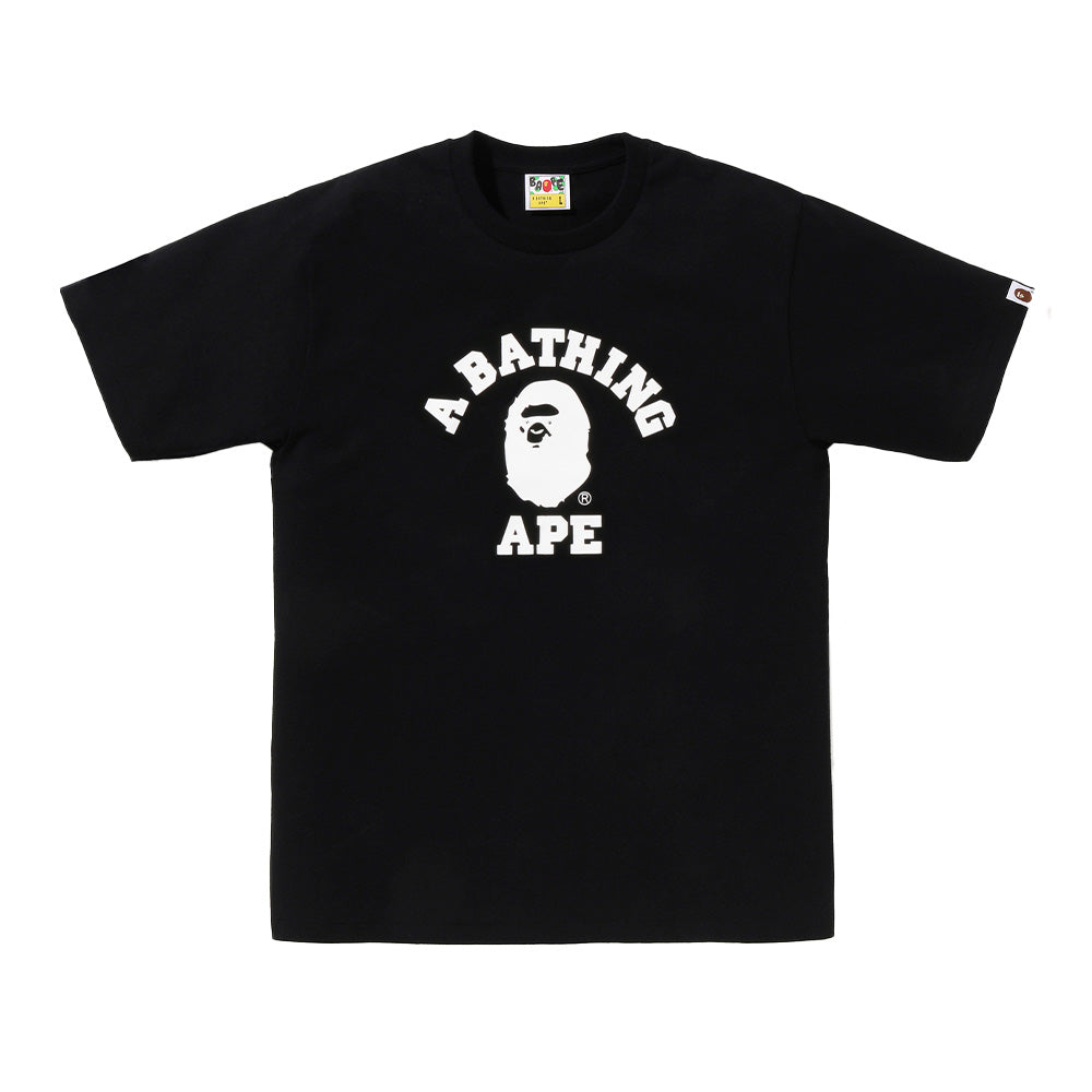 A Bathing Ape Crystal Stone Eye College SS Tee