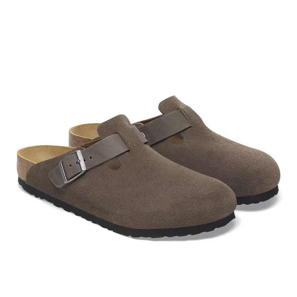 靴 BIRKENSTOCK Boston BS Concrete Gray 41 Birkenstock Boston BS Suede 