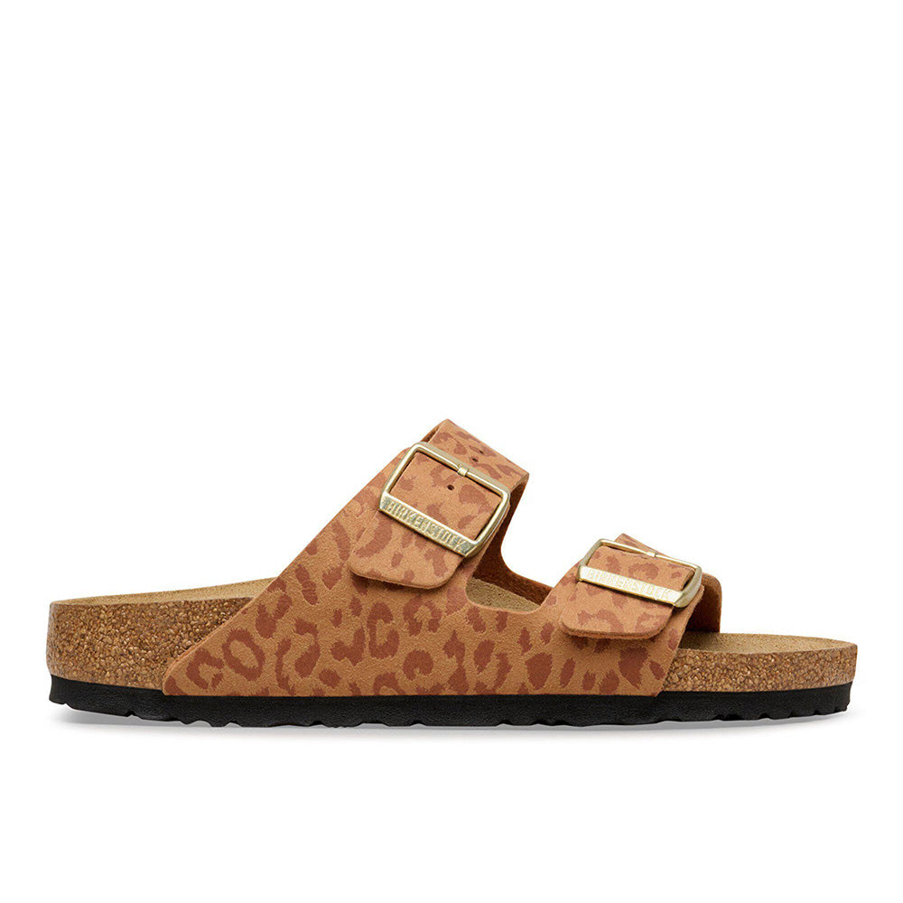 Birkenstock Arizona "Leopard" SYN Leo - Pecan