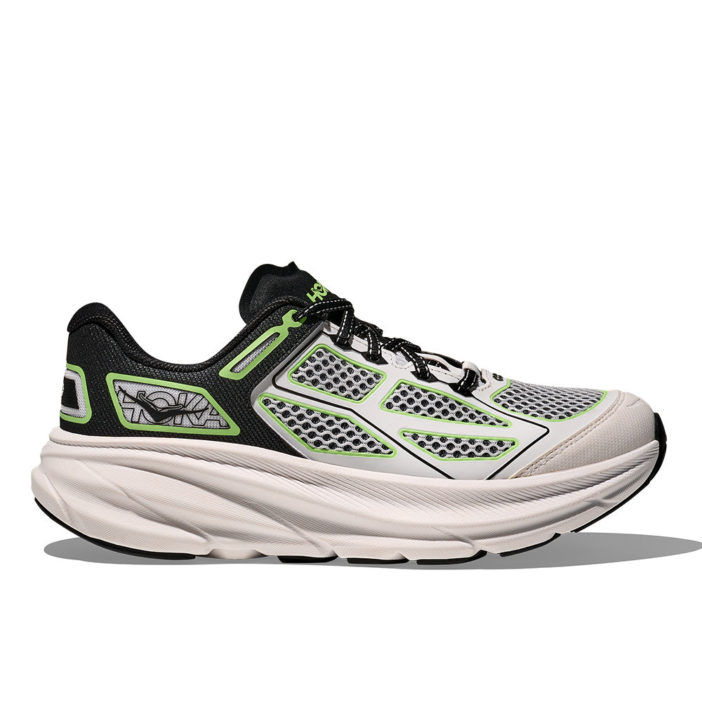 Hoka - U Clifton One9 - Unisex - M 8.5/ W 9.5 - Blk/Wht/Neon Grn - New HOKA ONE ONE® Clifton One9 S for | HOKA ONE ONE® main image 2