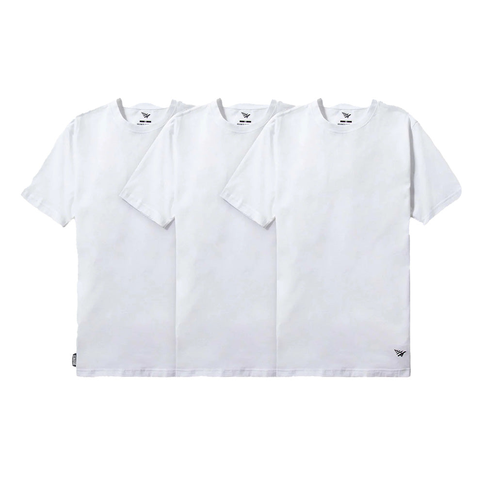 Paper Planes Essential 3 Pack Tee - White