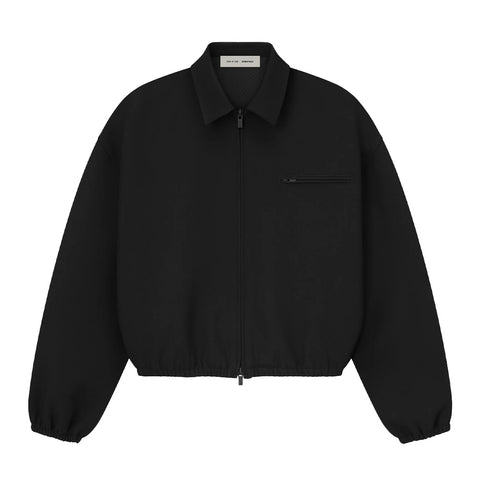 Fear Of God Essentials Bonded Canvas Full Zip Jacket