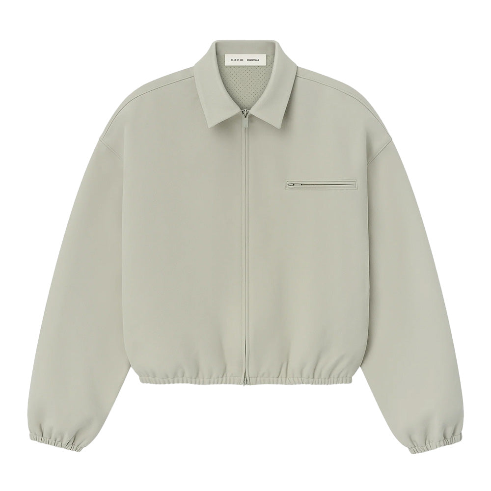 Fear Of God Essentials Bonded Canvas Full Zip Jacket