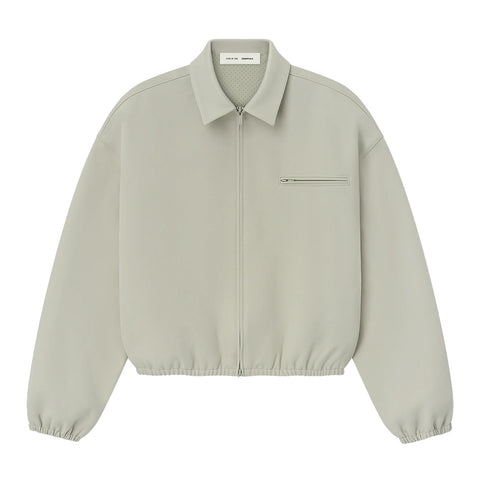 Fear Of God Essentials Bonded Canvas Full Zip Jacket
