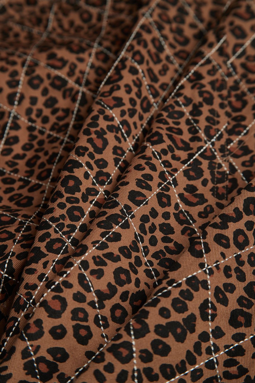 Advisory Board Crystals Quilted Leopard Cargo Pants