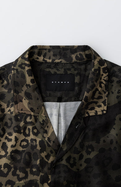 Stampd Dual Camo Leopard Camp SS Woven Buttondown – Fresh