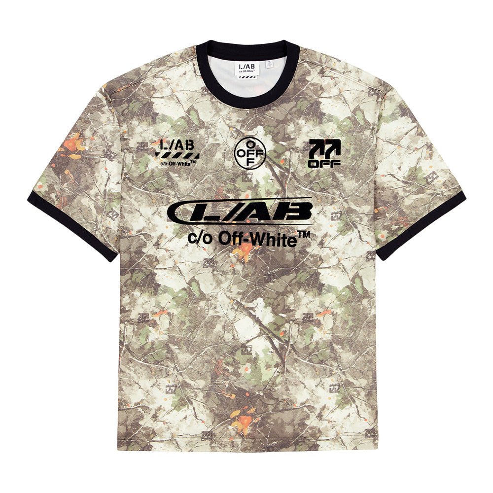 L/AB c/o Off-White Camo SS Soccer Jersey