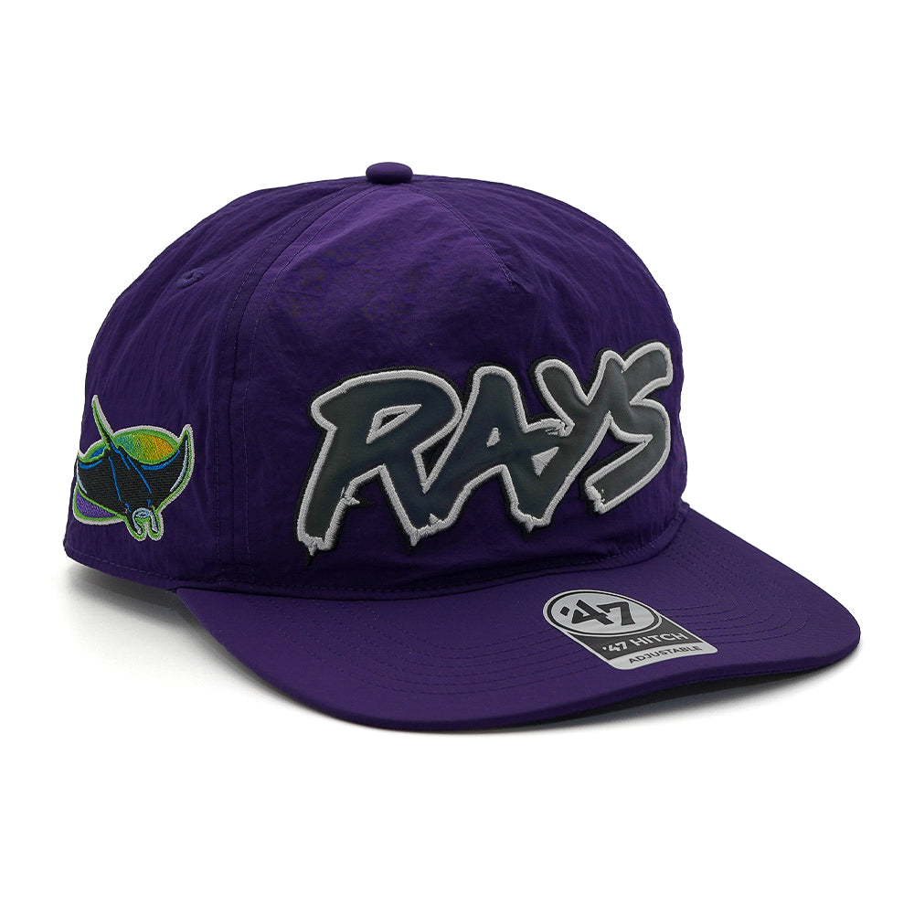 47 x FRSH x Tampa Bay Rays "Iridium" OG SCRIPT- Nylon Hitch LC Snapback