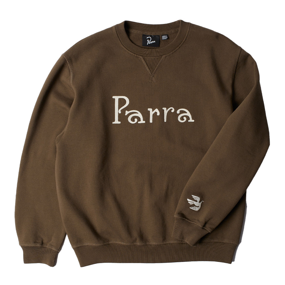 Parra Weird Trad Logo Crewneck Sweater