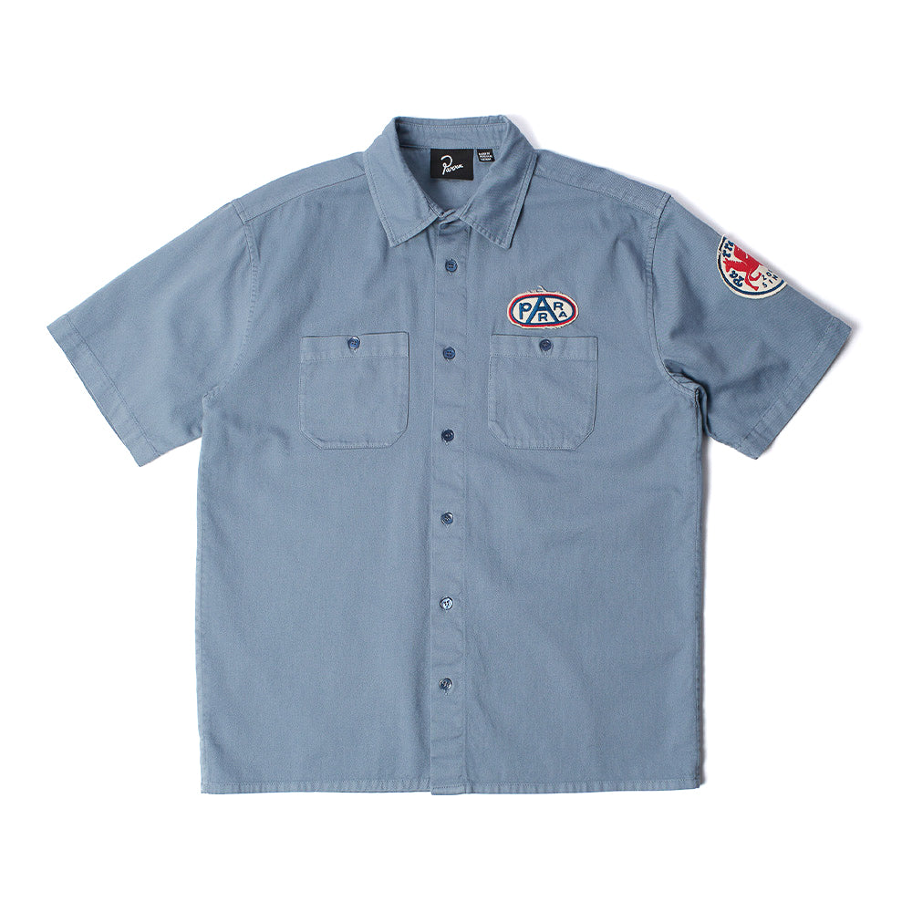Parra Gas Station SS Button Up Work Shirt