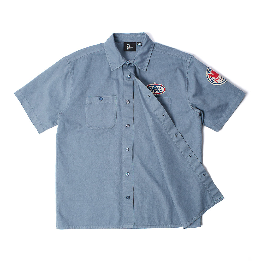 Parra Gas Station SS Button Up Work Shirt