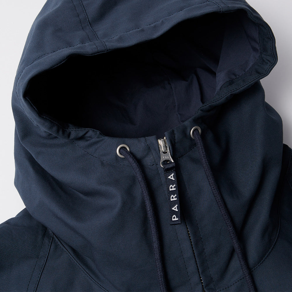 Parra Circular Rain Logo Cotton Shell Jacket