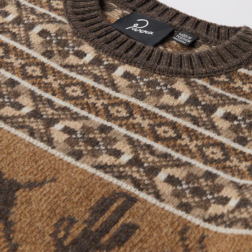 Parra Cactus Bull Knitted Crewneck Sweater