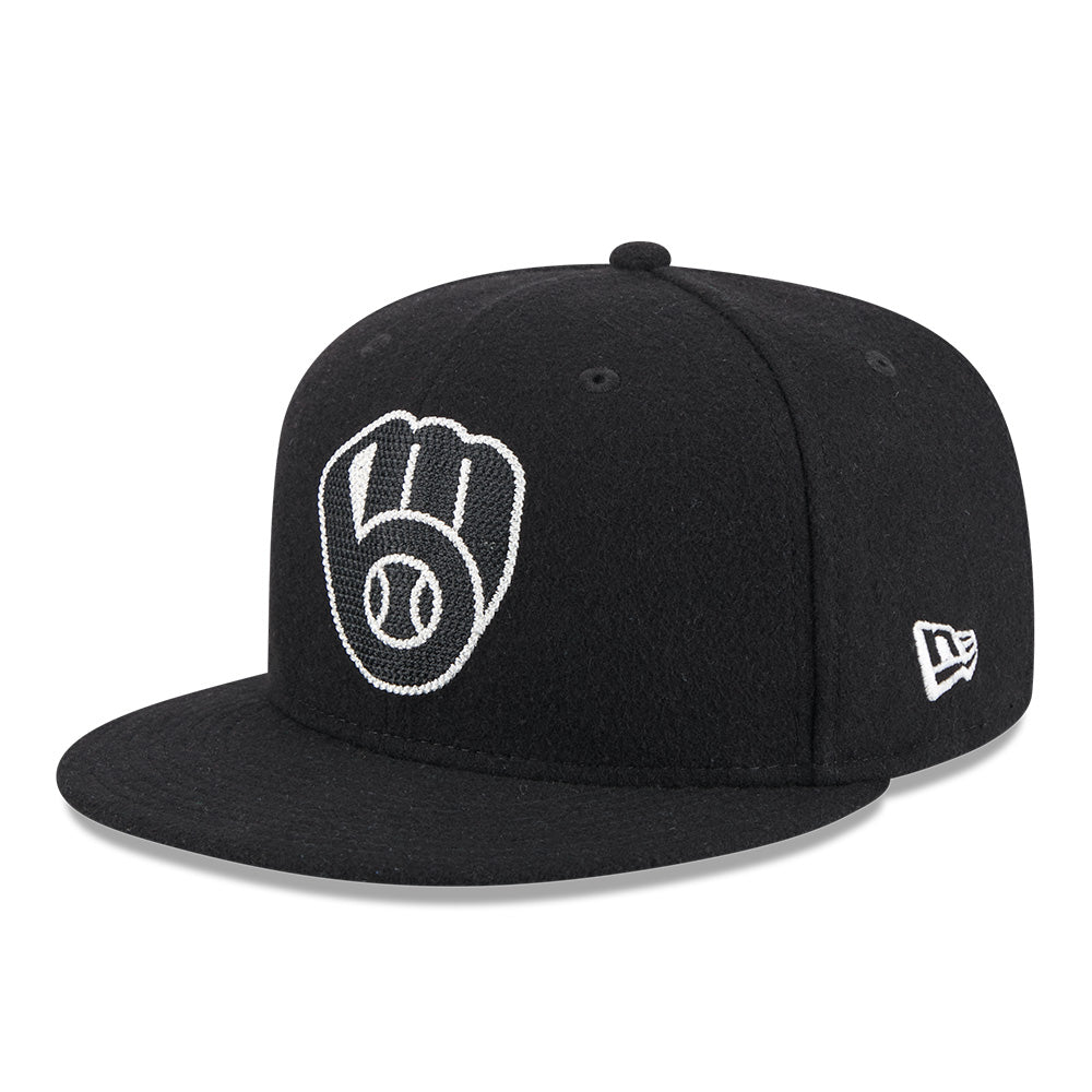 Diet Starts Monday X New Era Cap 5950 Milwaukee Brewers "Can't Teach Taste"