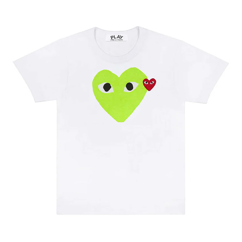 Comme des Garçons PLAY Pastel Heart/Red Emblem SS Tee
