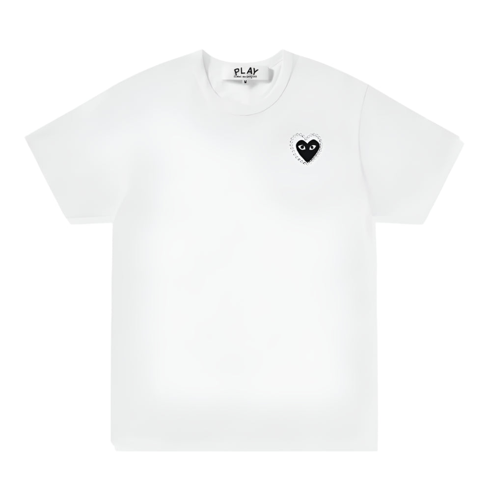 Comme des Garçons PLAY Metalstone Heart SS Tee