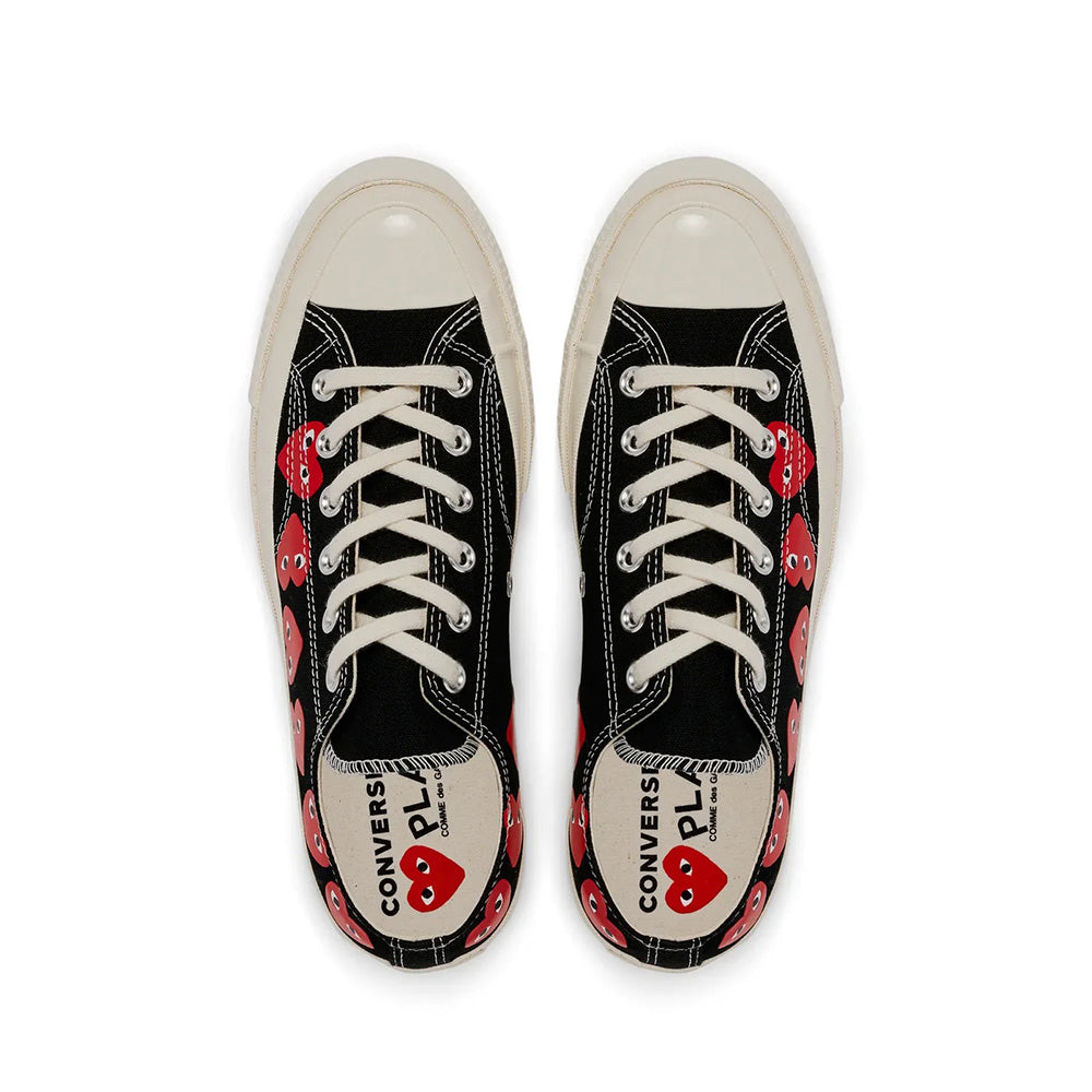AZ-K126-001-1 - COMME DES GARÇONS X Converse Multi Heart Chuck 70 Lo Top