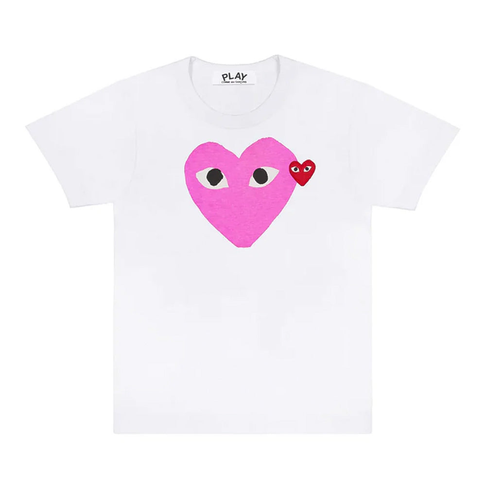 Comme des Garçons PLAY Pastel Heart/Red Emblem SS Tee – Fresh Rags FL