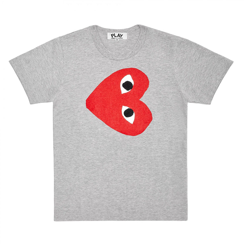 Comme des Garçons PLAY Red Sideways Heart SS Tee