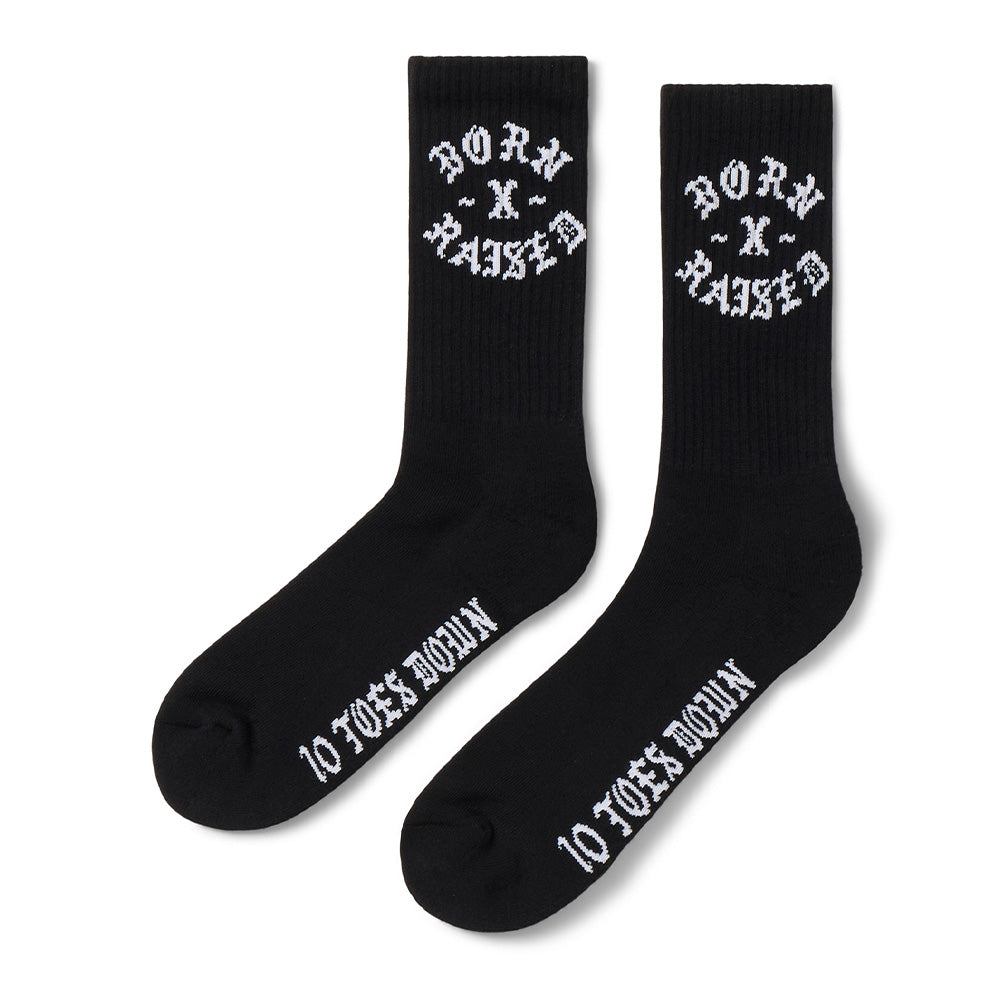 Born X Raised 10 Toes Down Rocker Socks