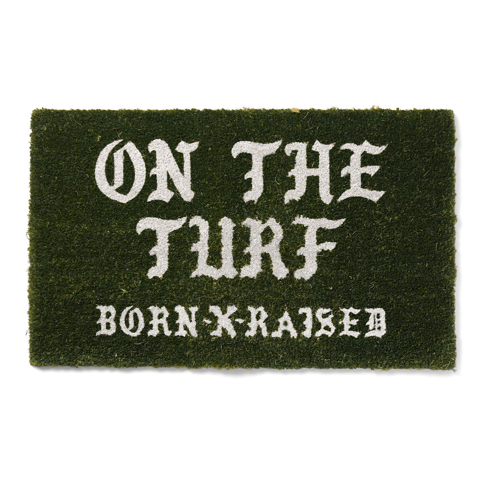 Born X Raised On The Turf Door Mat