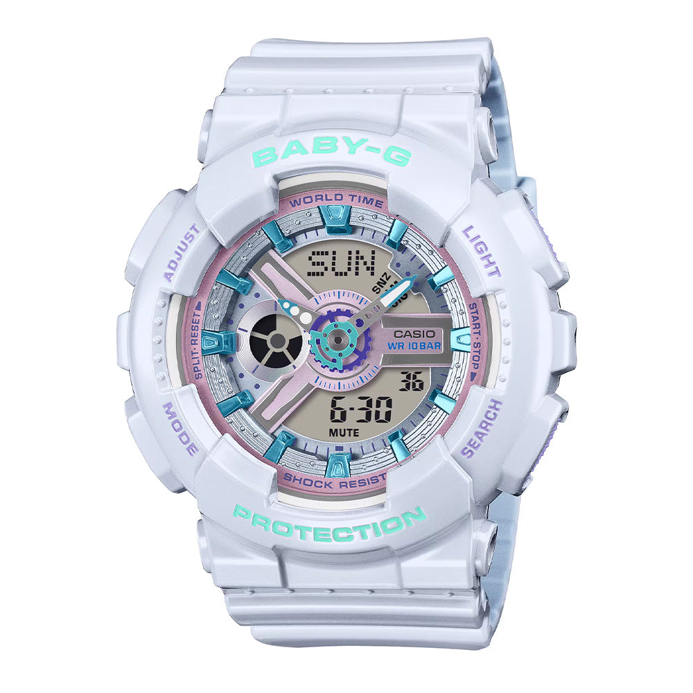 Casio Baby-G "BA110MC-7A" Series Y2K - White