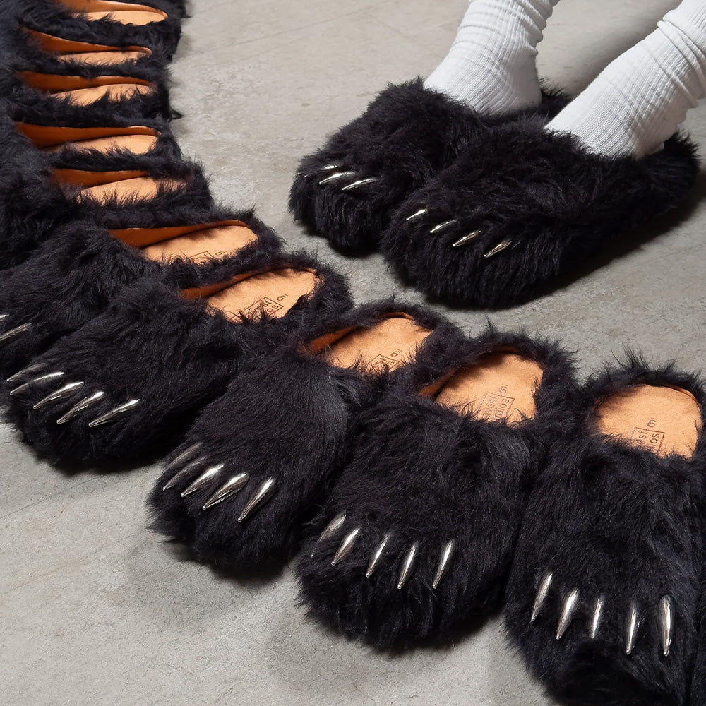 Bravest Studios Bear Claw Mules - Black – Fresh Rags FL display picture 2
