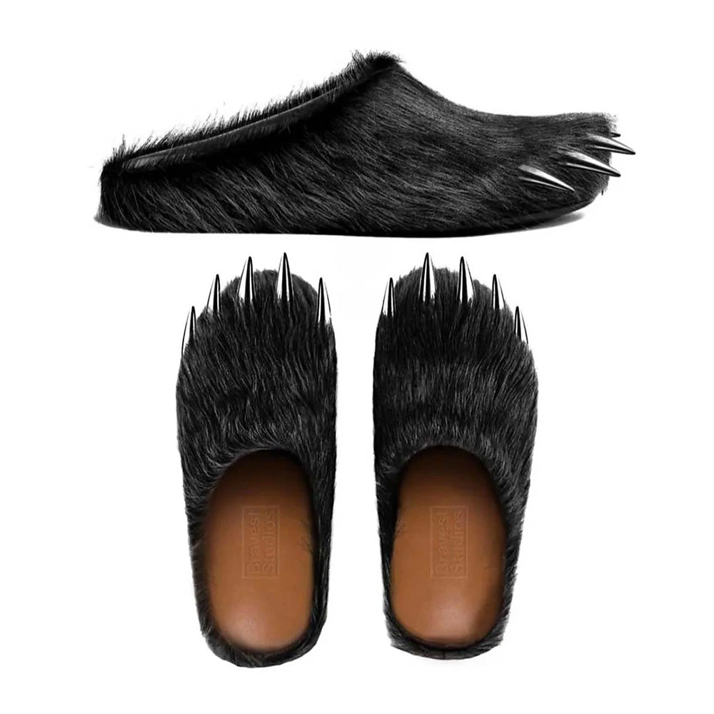 Bravest Studios Bear Claw Mules - Black