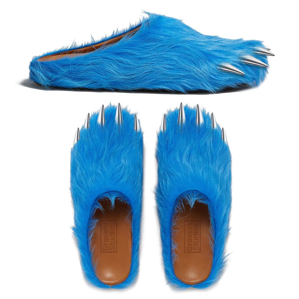 Bravest Studios Bear Claw Mules - Blue