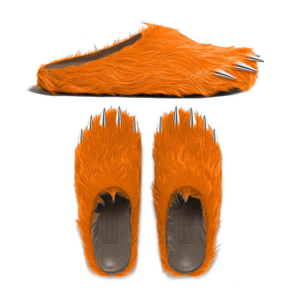 Bravest Studios X "Chief Keep" Bear Claw Mules - Glorange