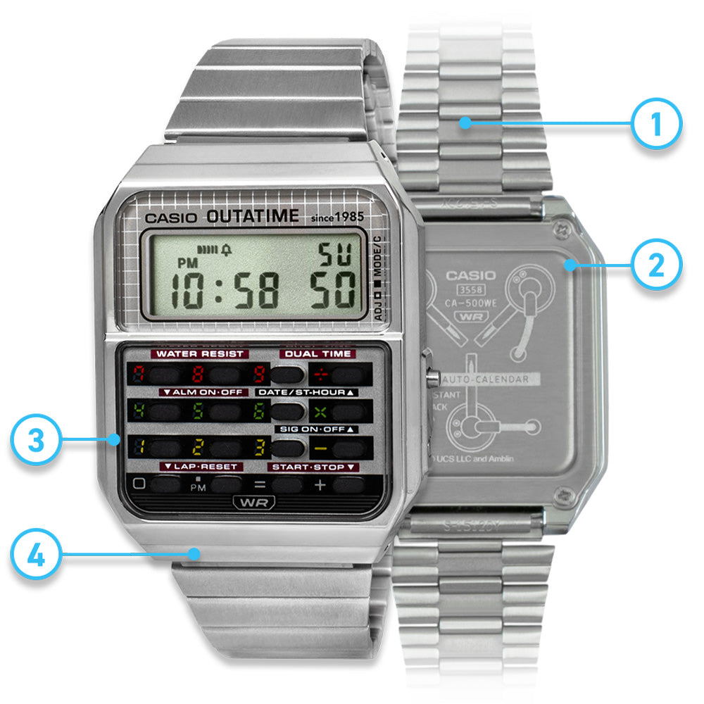 Back To The Future X Casio Vintage 500 Series