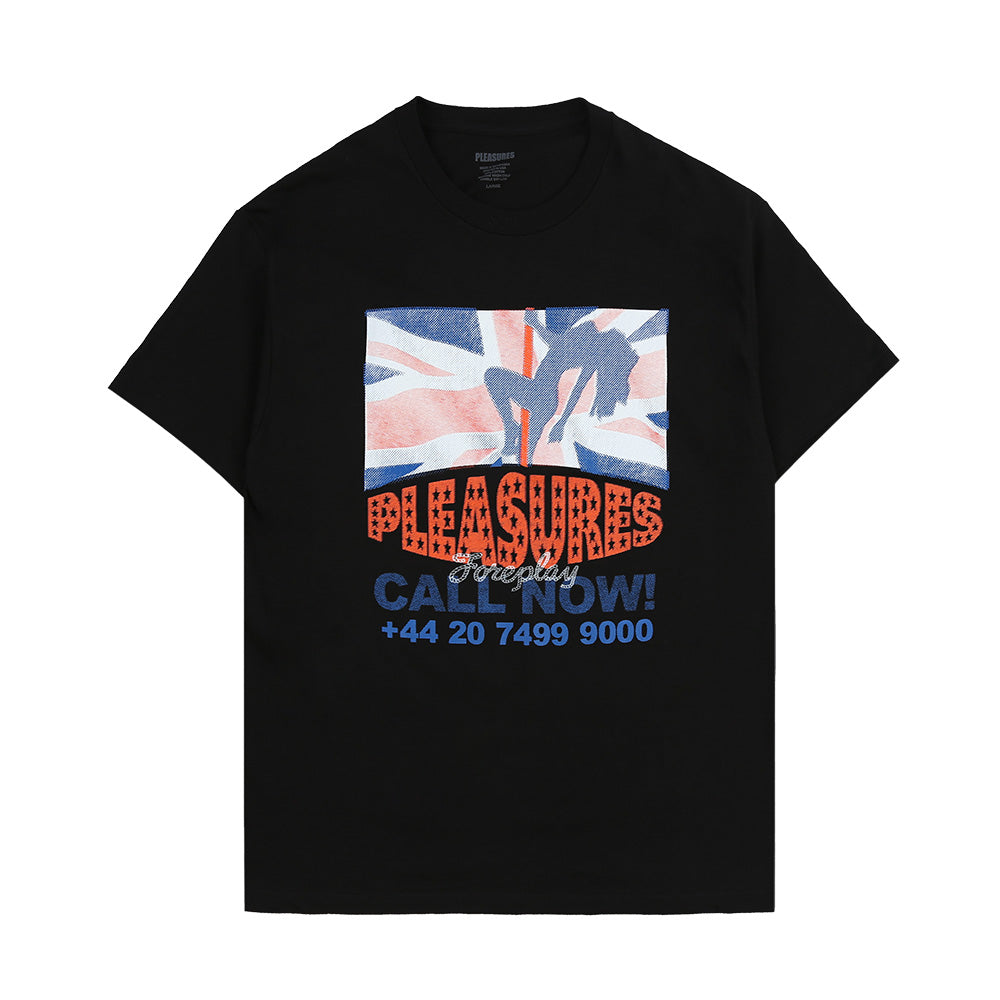 Pleasures Call Now SS Tee - Black