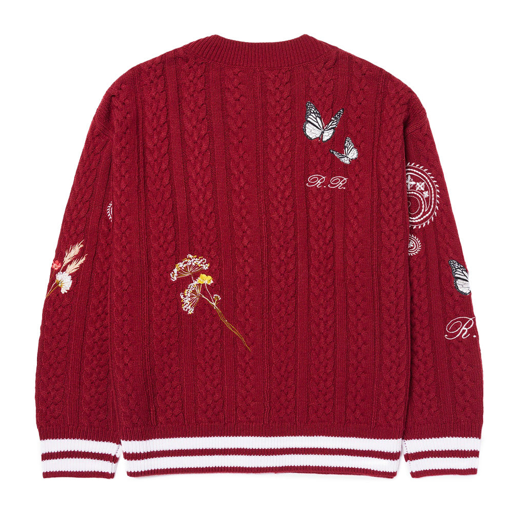 Ryoko Rain Cable Knit Cardigan