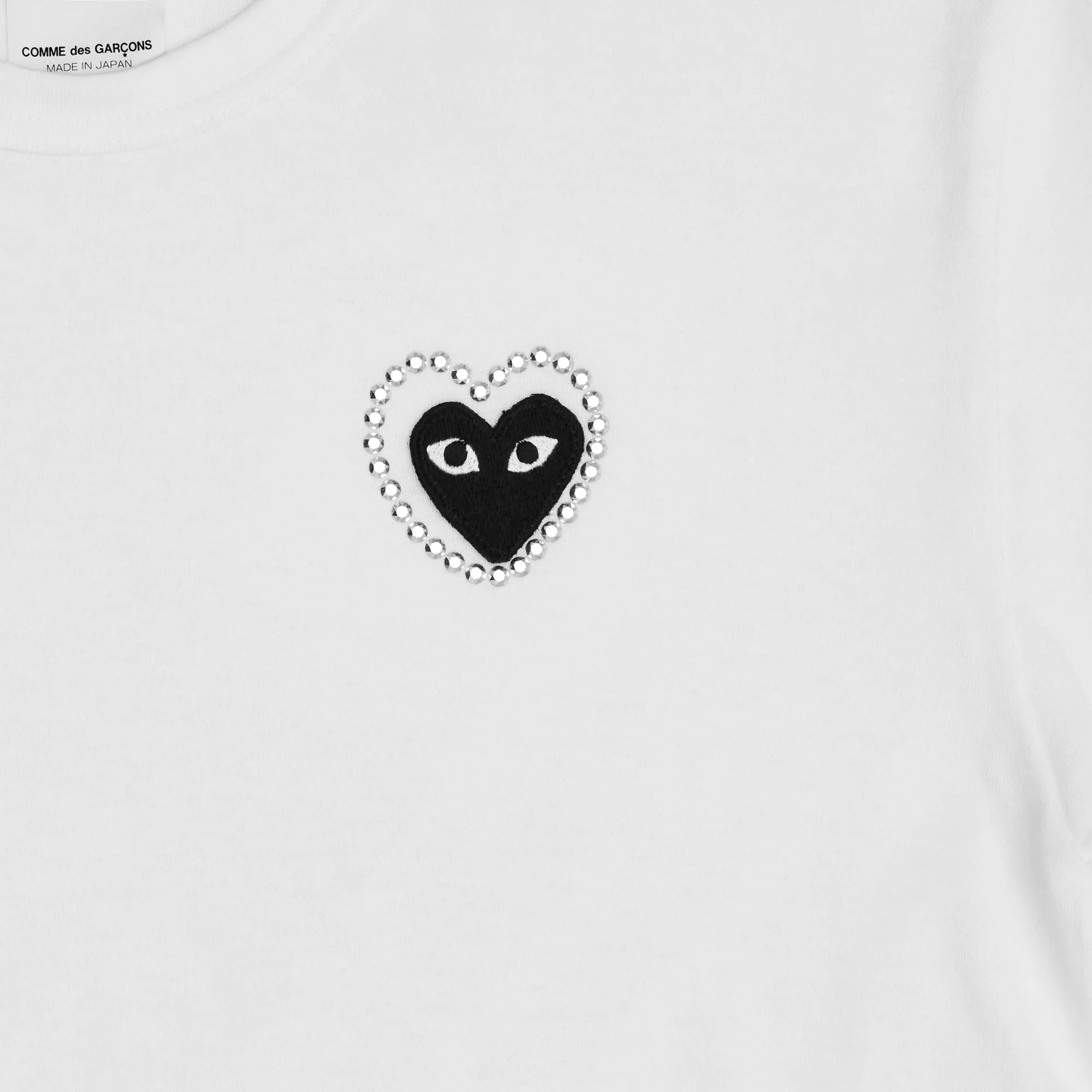 Comme des Garçons PLAY Metalstone Heart SS Tee