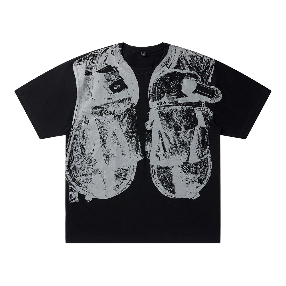 Alpha Industries X IceCream Essential Relaxed Fit SS Tee - Reflective
