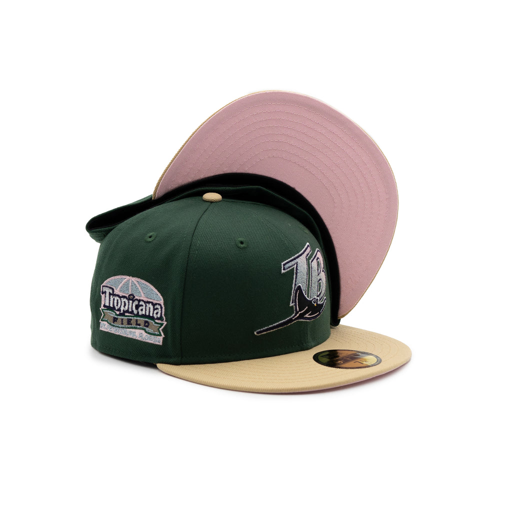 NEW ERA CAP 59FIFTY Tampa Bay Rays Tropicana SIDE PATCH "Mothers Days" PACK FRSH EXCLUSIVE