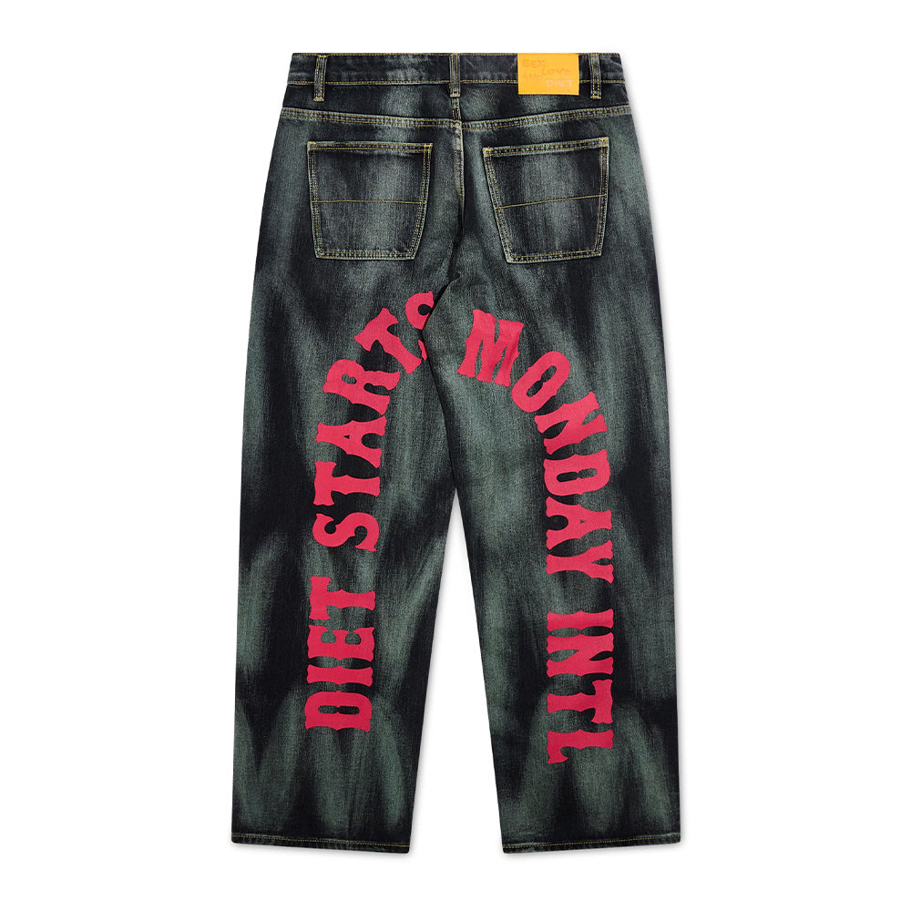 Diet Starts Monday Arch Denim - Oil Stained