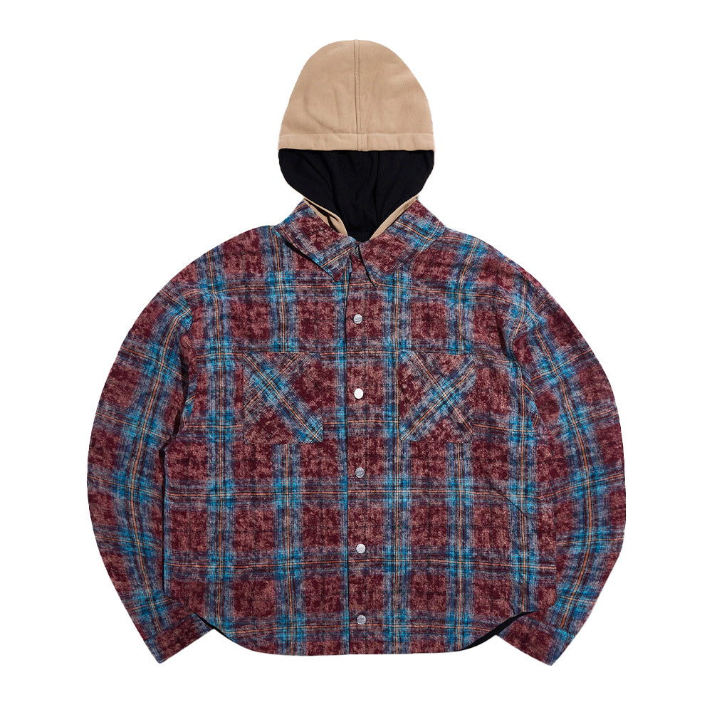 Diet Starts Monday Eagle Hooded Flannel