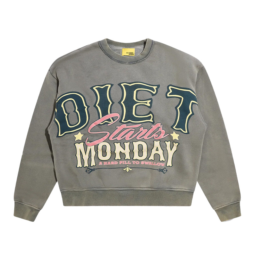 Diet Starts Monday Jumbo Crewneck Sweater