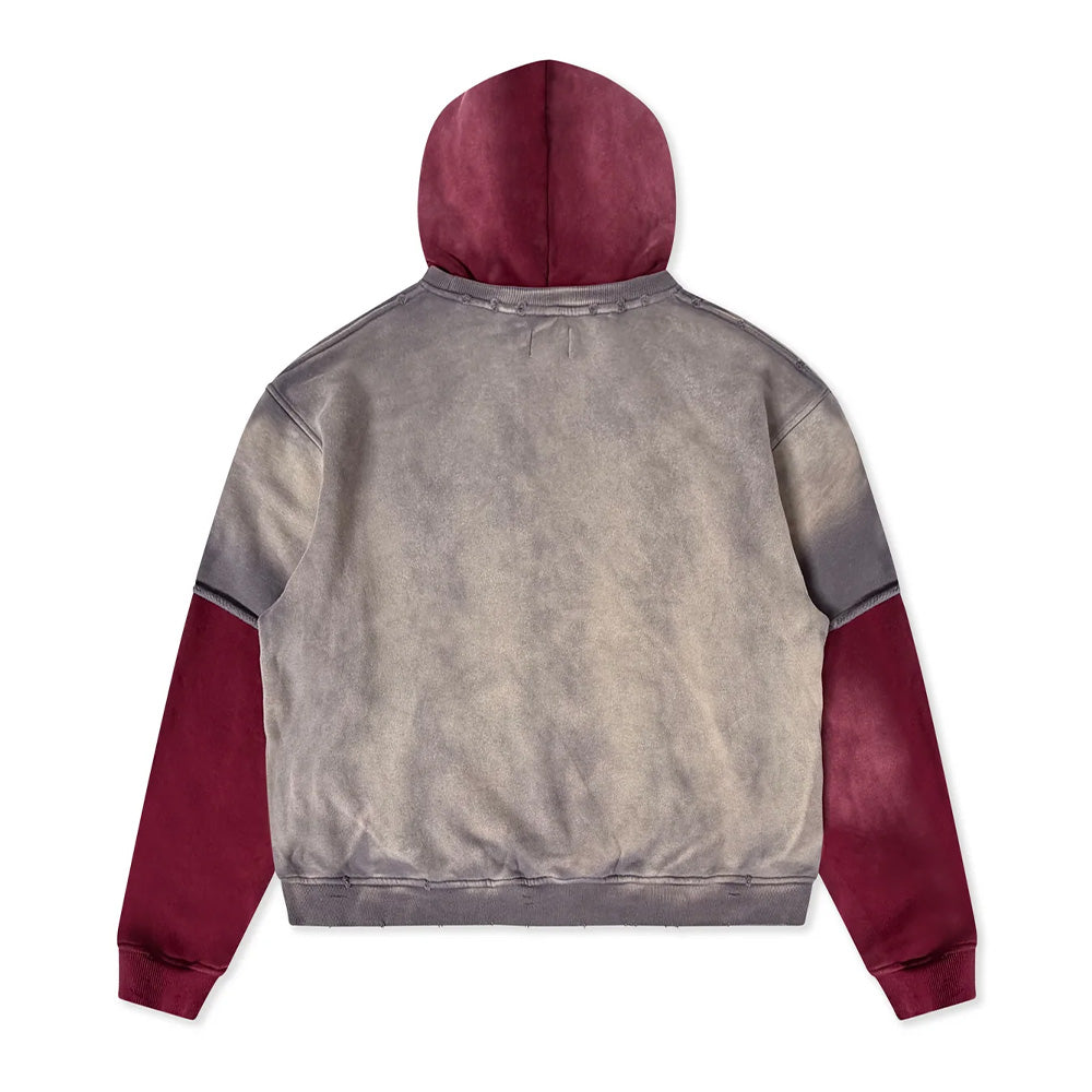 Diet Starts Monday Double Layer Pullover Hoodie "Washed Black"