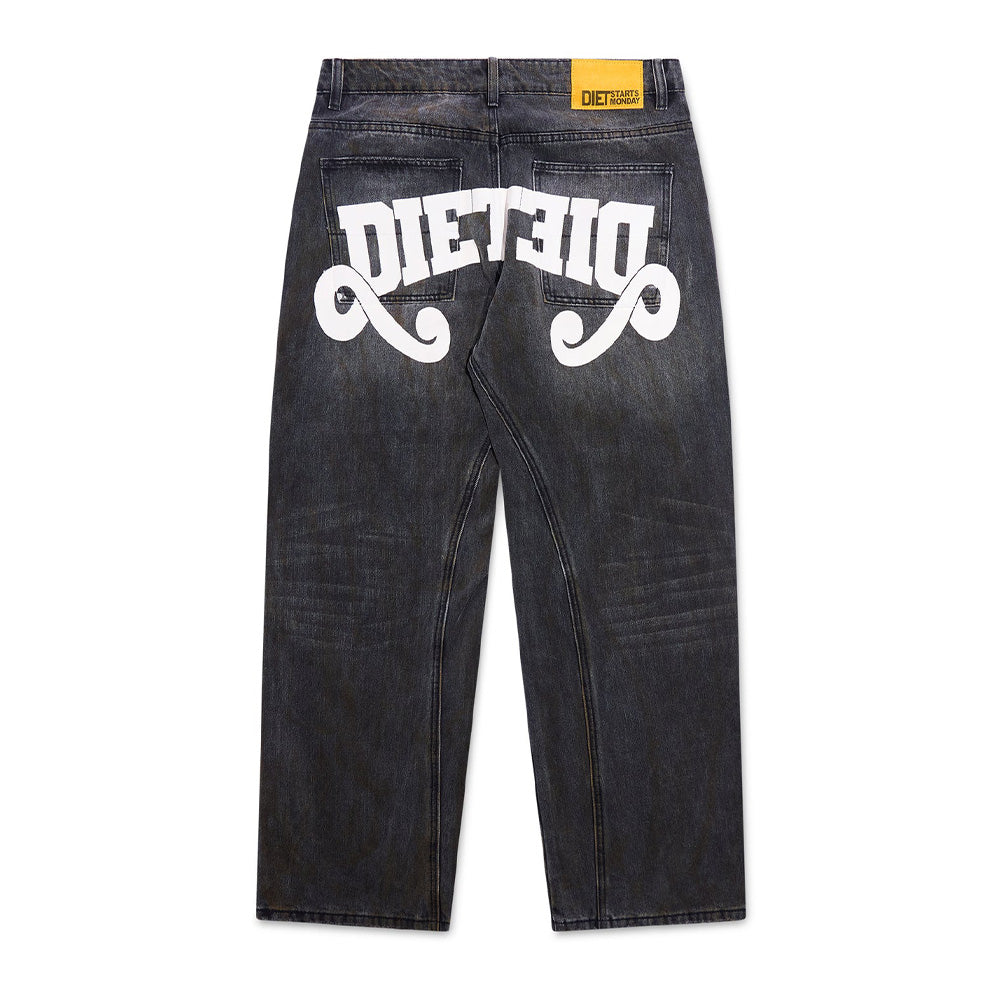 Diet Starts Monday Reverso Denim "Washed Black"