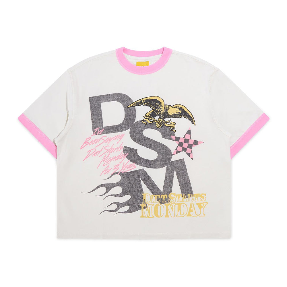 Diet Starts Monday Ringer SS Tee