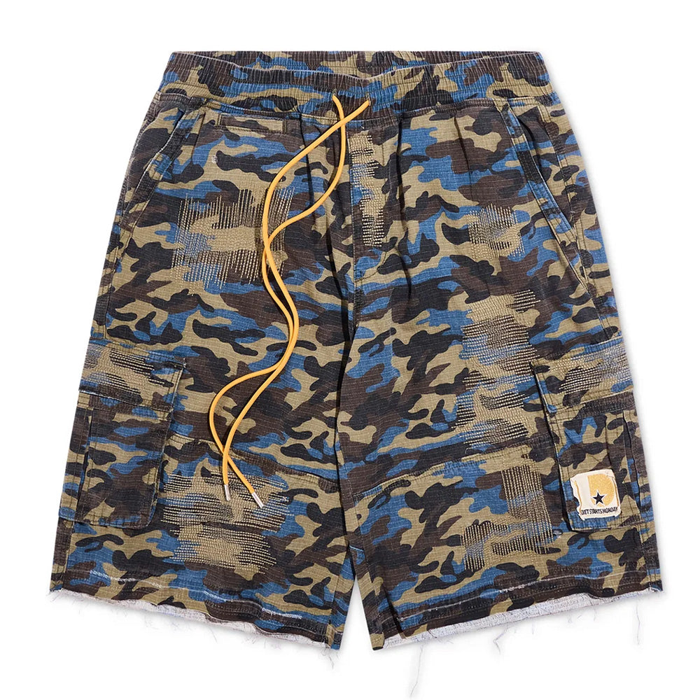 Diet Starts Monday Camo Ripstop Cargo Short