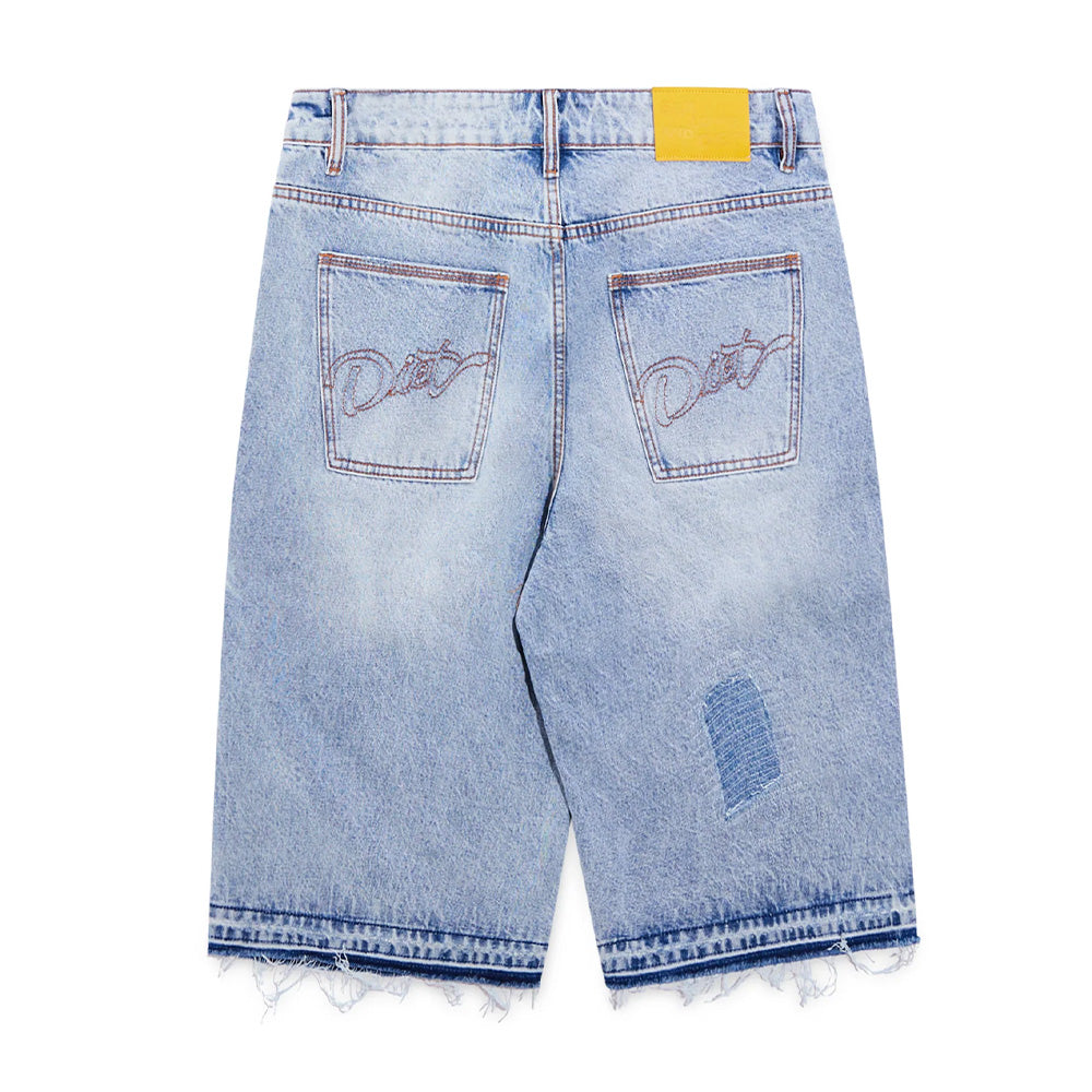 Diet Starts Monday Repair Denim Short