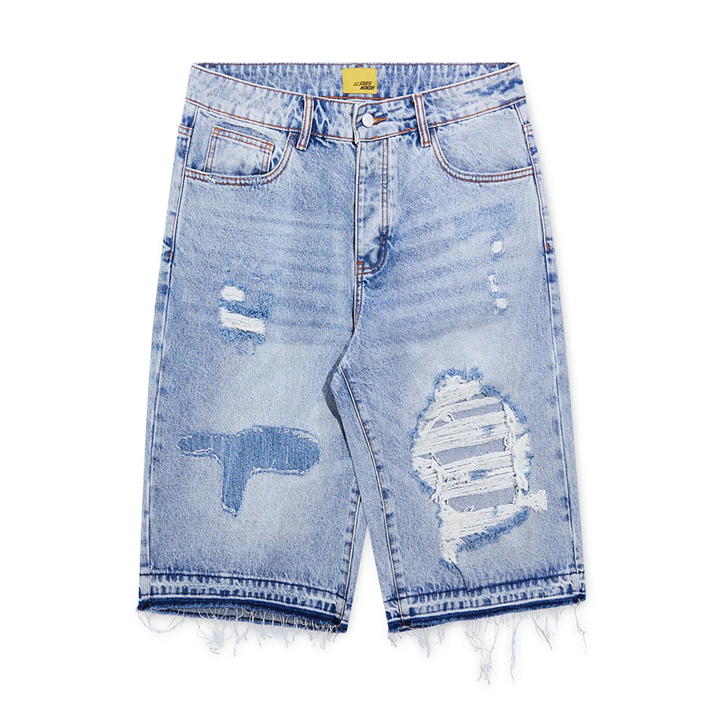 Diet Starts Monday Repair Denim Short
