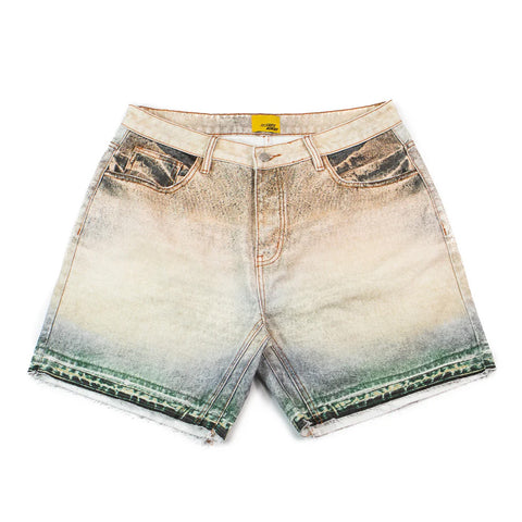 Diet Starts Monday Ombre Printed Denim Short